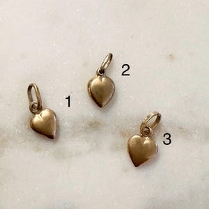 Vintage Small Heart Charm, Vintage Jewelry, Vintage Charms, Vintage Jewellery , 10Karat Vintage Charm, Vintage Heart, Anniversary Gift