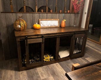 Dog Kennel Table Etsy
