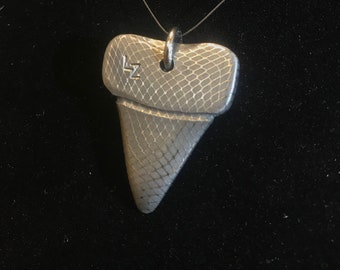 Damascus Tooth Pendant