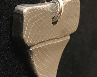 Damascus Tooth Pendant