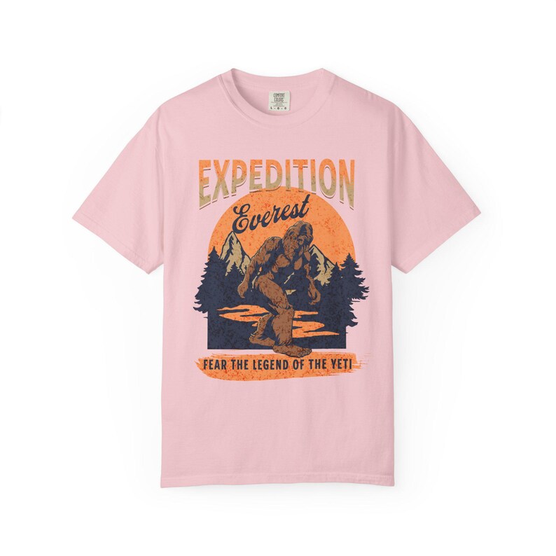 Expedition Everest Legend of the Yeti Adult Unisex Garment-Dyed Comfort Colors™ T-Shirt (ACCT117) zdjęcie 18