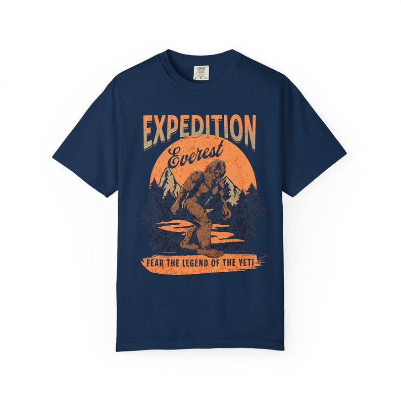 Expedition Everest Legend of the Yeti Adult Unisex Garment-Dyed Comfort Colors™ T-Shirt (ACCT117) zdjęcie 13