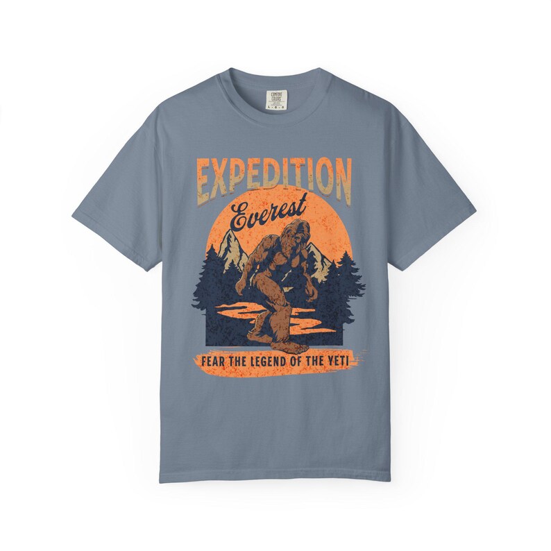 Expedition Everest Legend of the Yeti Adult Unisex Garment-Dyed Comfort Colors™ T-Shirt (ACCT117) zdjęcie 15