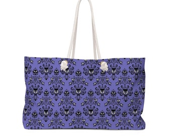 Haunted Mansion Wallpaper Multi-purpose Canvas Weekender Bag (WB555)
