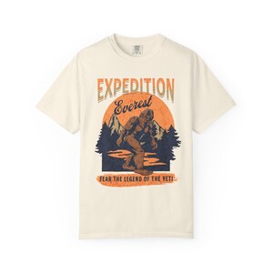 Expedition Everest Legend of the Yeti Adult Unisex Garment-Dyed Comfort Colors™ T-Shirt (ACCT117) zdjęcie 8