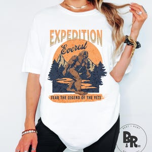 Expedition Everest Legend of the Yeti Adult Unisex Garment-Dyed Comfort Colors™ T-Shirt (ACCT117) zdjęcie 2