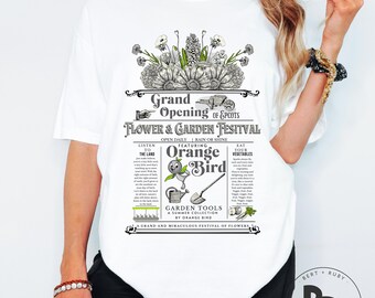 Grand Opening Flower and Garden Festival Comfort Colors™ Adult Unisex T-Shirt * Orange Bird * Epcot Festival (ACCT157)