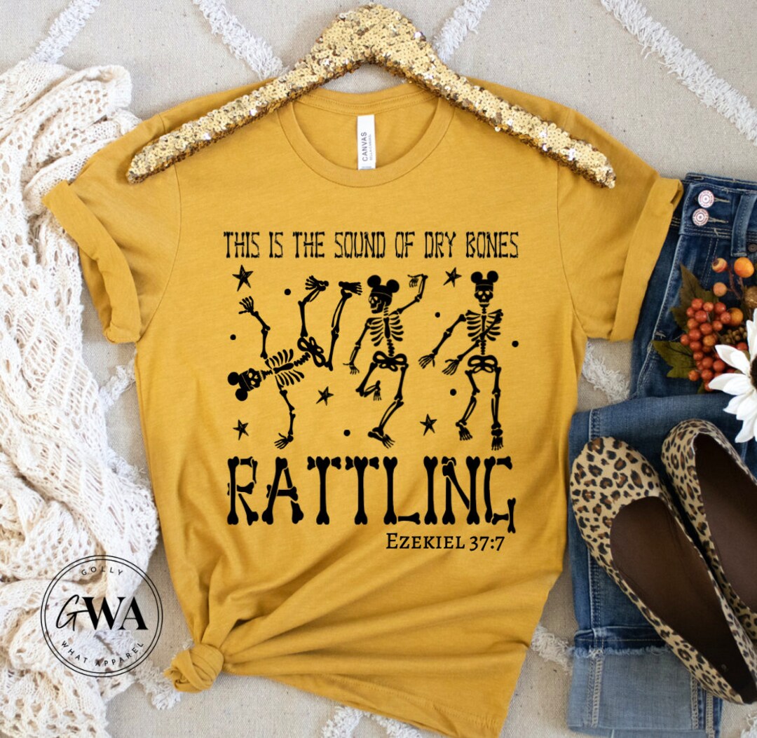 Dry Bones Rattling Magical and Jesus Ezekiel 37 Skeleton Etsy