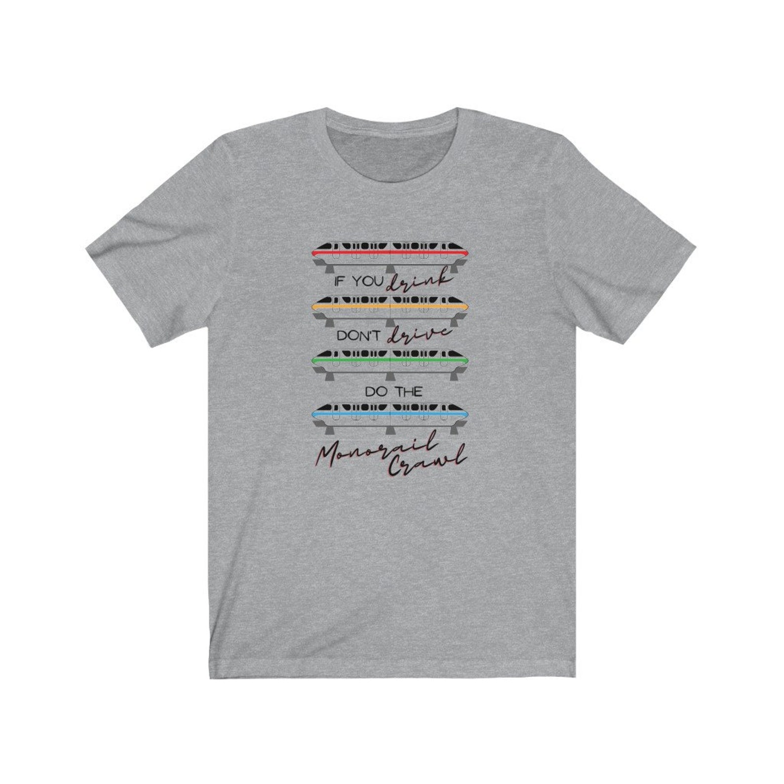THE ORIGINAL Monorail Bar Crawl Shirt Disney Drinking Shirt | Etsy