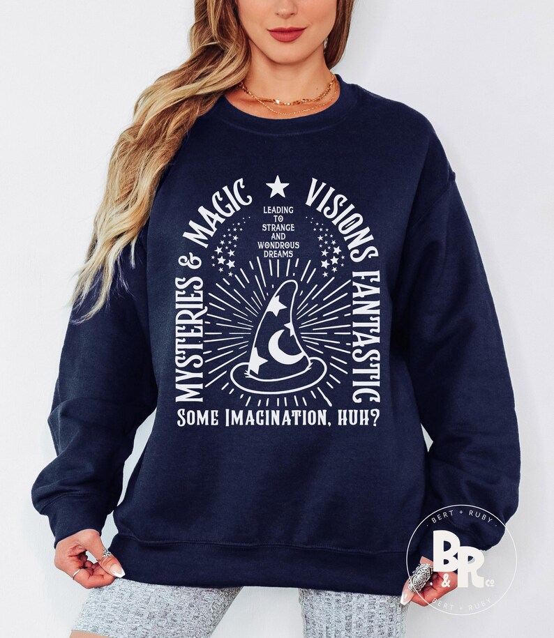 Fantasmic Some Imagination Gildan Unisex Heavy Blend™ Crewneck Sweatshirt (AS54) Bild 3