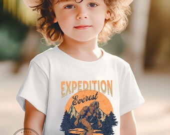 Expedition Everest Legend of the Yeti Youth Unisex Short Sleeve Jersey T-Shirt (YT117)