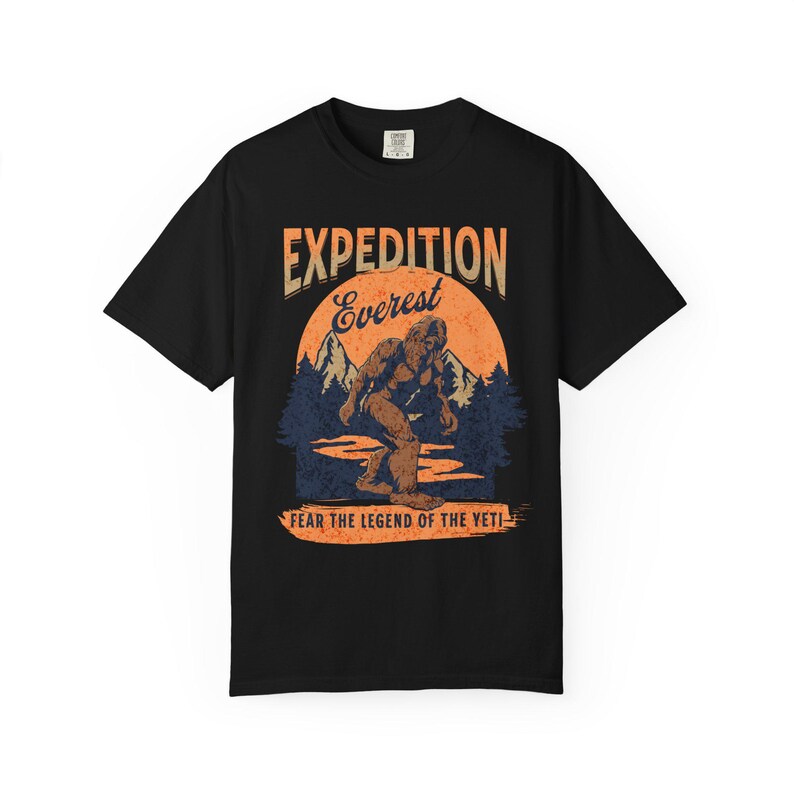 Expedition Everest Legend of the Yeti Adult Unisex Garment-Dyed Comfort Colors™ T-Shirt (ACCT117) zdjęcie 16