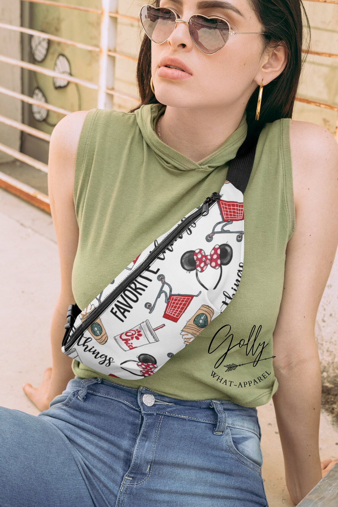 My Favorite Things Fanny Pack Disney Fanny Pack Disney Etsy