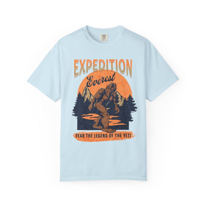Expedition Everest Legend of the Yeti Adult Unisex Garment-Dyed Comfort Colors™ T-Shirt (ACCT117) zdjęcie 17
