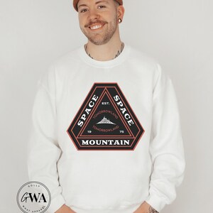 Tomorrowland Space Mountain Adult Unisex Crewneck Sweatshirt (AS525)
