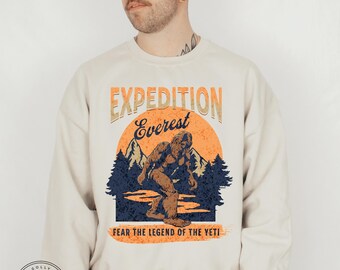 Expedition Everest Legend of the Yeti Adult Unisex Crewneck Sweatshirt (AS117)