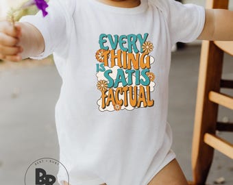 Everything Is Satisfactual Splash Mountain Rabbit Skins™ Infant Unisex Short Sleeve Bodysuit (IB151)