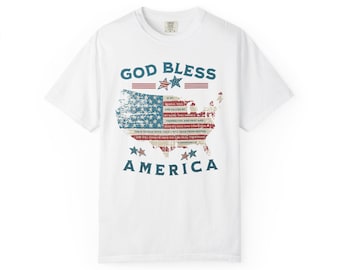 God Bless America * 2 Chronicles 7:14 Comfort Colors™ Adult Unisex T-Shirt * America 250 (ACCT662)