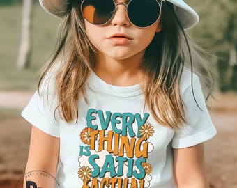 Everything Is Satisfactual Splash Mountain Youth Bella Canvas Unisex Short Sleeve T-Shirt (YT151)