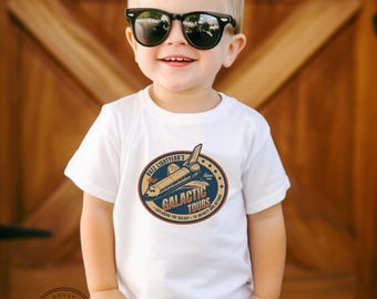 Lightyear's Galactic Tours Toddler Unisex Short Sleeve Jersey T-Shirt (TT143)
