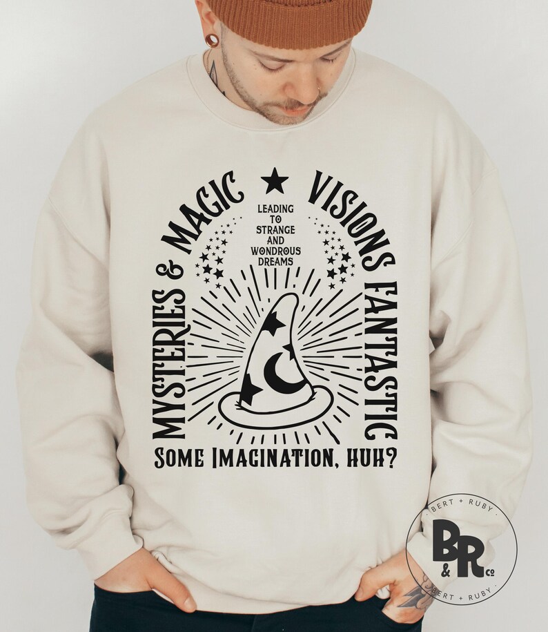 Fantasmic Some Imagination Gildan Unisex Heavy Blend™ Crewneck Sweatshirt (AS54) Bild 2
