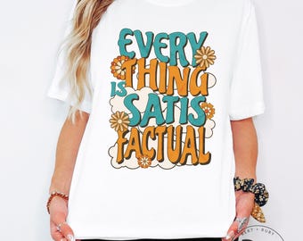 Everything Is Satisfactual Splash Mountain Adult Bella Canvas Unisex Short Sleeve T-Shirt (AT151)