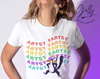 Artsy Fartsy Adult Unisex Short Sleeve Jersey T-Shirt * Festival of the Arts Shirt * (AT45)