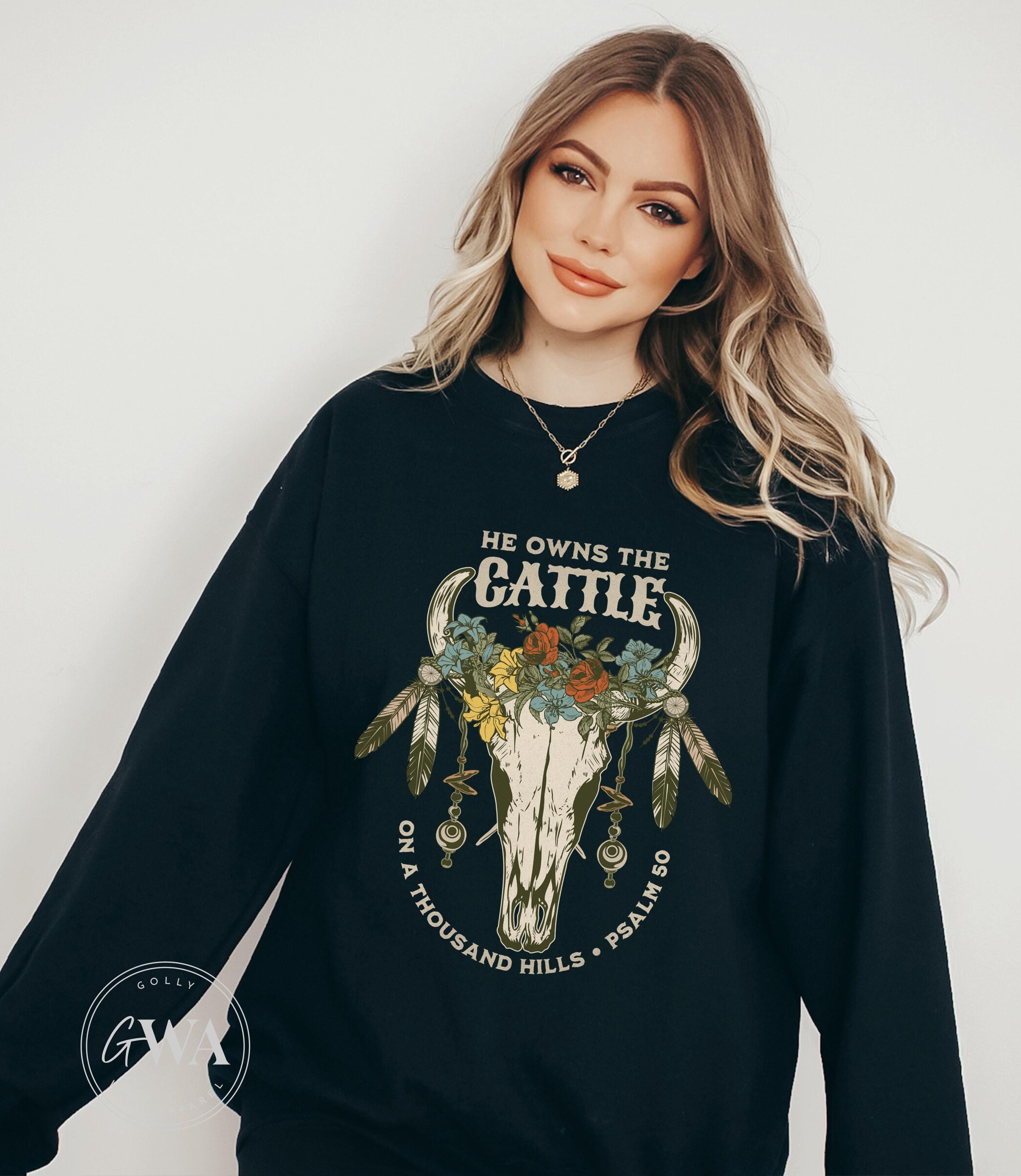 He Owns the Cattle on a Thousand Hills Psalm 50 Adult Unisex