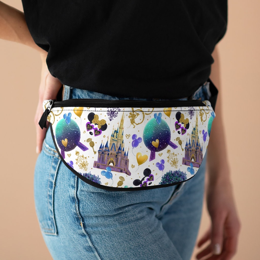 Disney 50th Fanny Pack Disney Fanny Pack Disney Park Bag Etsy