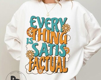 Everything Is Satisfactual Splash Mountain Adult Gildan Unisex Crewneck Sweatshirt (AS151)