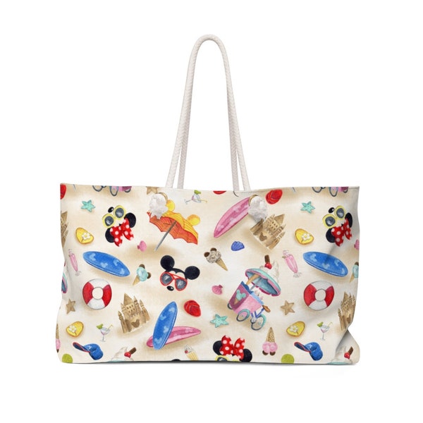 Mickey Beach Weekender Bag * Mickey Minnie Summer Fun Weekender Bag * Mickey Picnic Bag * Weekender Beach Bag