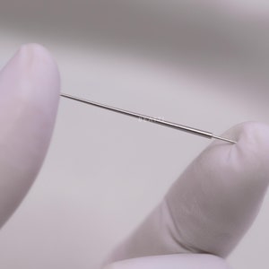 NEW ‣ BEATTI Threadless Insertion Pin  • 18G 316L Steel • Flat Back Post Tracker • Easy Jewelry Insertion Tool