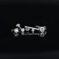 20G •  Tiny Threadless Push Pin Labret Stud • 1.5mm - 3mm • Tragus stud • Flat Back Earring • Nose Stud