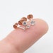 20G Tiny Threadless Push Pin Labret Stud • Rose Gold Labret • 1.5mm - 3mm • Tragus stud • Flat Back Earring • Nose Stud