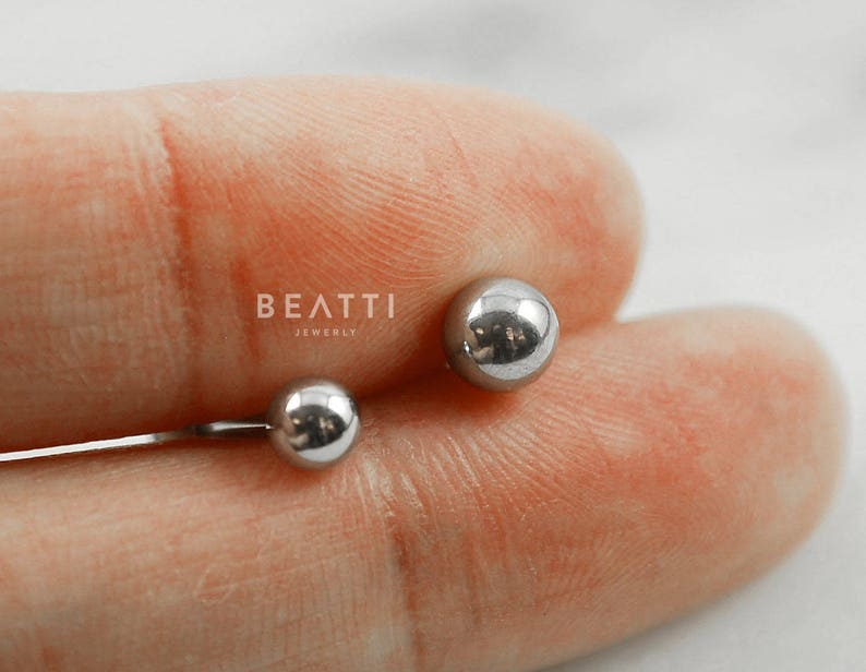 2mm/2.5mm/3mm/3.5mm Ball Barbell Piercing/ Cartilage Etsy UK