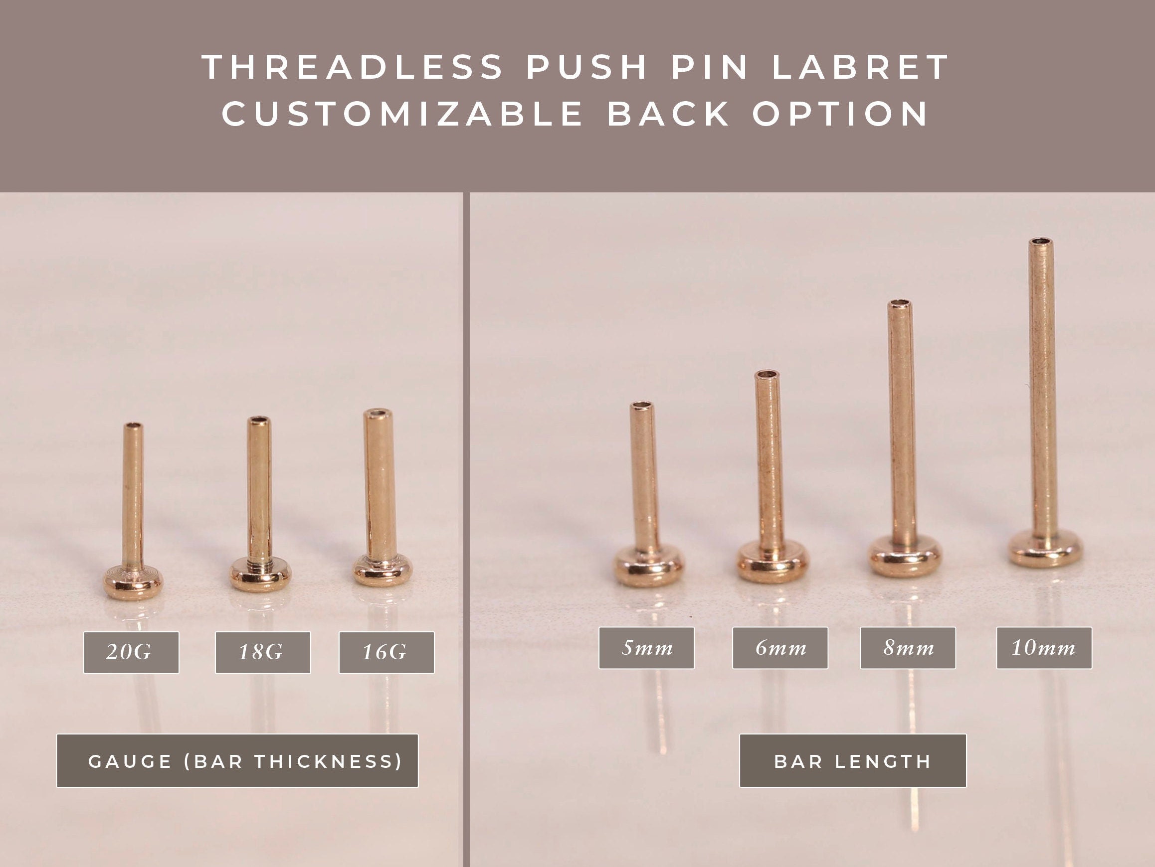 Smiley Threadless Push Pin Flat Back – STONE AND STRAND