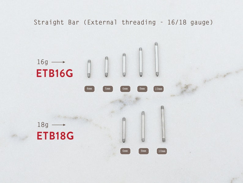 Teile und Rückenersatz, Piercingteile, Ersatzstangen, Backings, Ohrringteile Bild 4