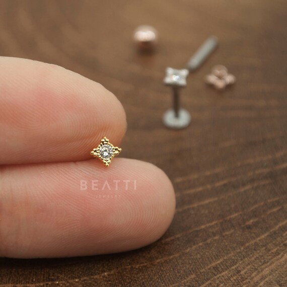 cluster cartilage earring