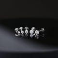 16G Tiny 1.5mm - 4mm stud Tragus Earring, Labret studs, Flat Back, Cartilage Earring, Tragus stud, Internal Thread, Lip Studs, Monroe