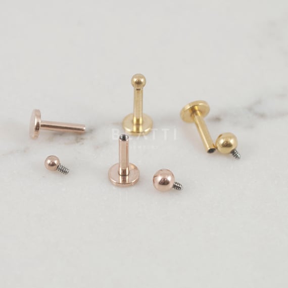 Titanium Anodized Surgical Steel Twists Press Fit Jeweled Balls 16GA Sold Individually Titanium Anodized Surgical Steel Twists Press Fit Jeweled Balls 16GA Sold Individually