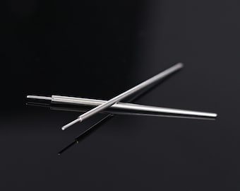 BEATTI Threadless Insertion Pin Tool • 316L Steel Jewelry Tracker (16G/18G)