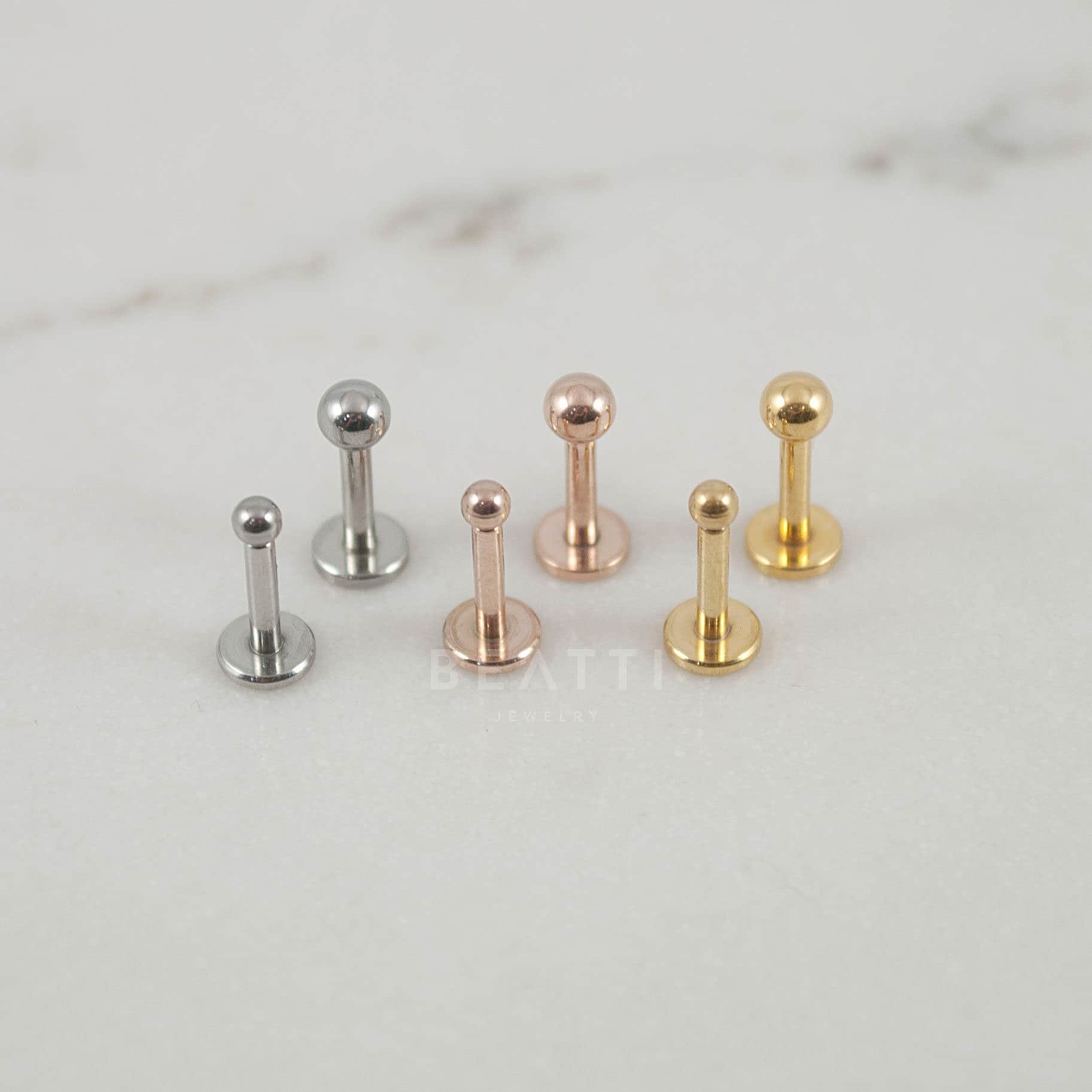 Titanium Anodized Surgical Steel Twists Press Fit Jeweled Balls 16GA Sold Individually Titanium Anodized Surgical Steel Twists Press Fit Jeweled Balls 16GA Sold Individually