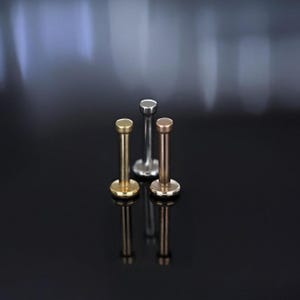 NEW ‣ 1.5mm MicroDot Round Flat Disc Threadless Push Pin Labret Stud • MicroDot Cartilage Stud • Tragus/Helix/Conch • FlatBack Earrings