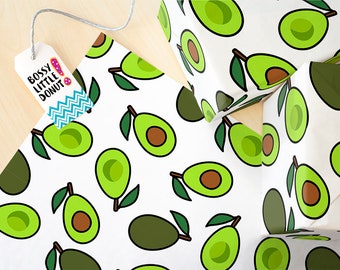 Avocado Geschenkpapier Rolle, Avocado Party Geschenk, Avocado Geschenkpapierrolle, Avocado Geschenkpapier, Geschenkpapierrolle