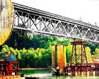 Sellwood Bridge, Portland Bridges Art, Fine Art Photography