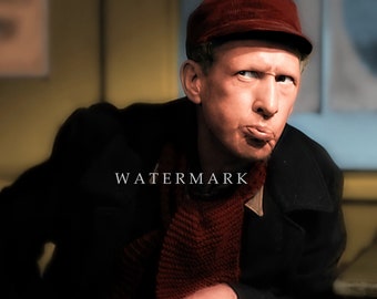 Custom DIGITAL DOWNLOAD Colorized Digital Oil Painting from the Classic Christmas Movie It's a Wonderful Life