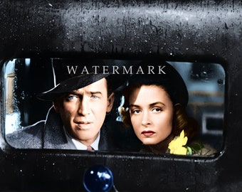 Custom DIGITAL DOWNLOAD Colorized Digital Oil Painting from the Classic Christmas Movie It's a Wonderful Life