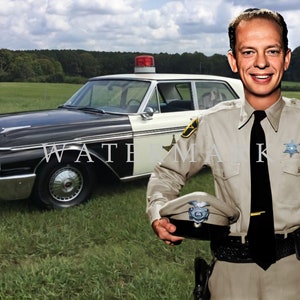 The Andy Griffith Show CYFROWE POBIERANIE Niestandardowe tworzenie KOLOROWANE Zdjęcie cyfrowe - Barney Fife