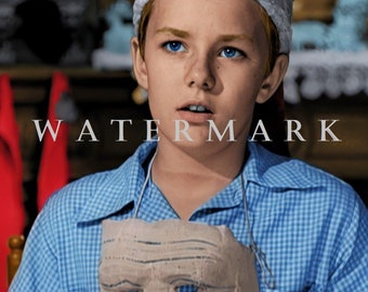 Custom DIGITAL DOWNLOAD Colorized Digital Oil Painting from the Classic Christmas Movie It's a Wonderful Life