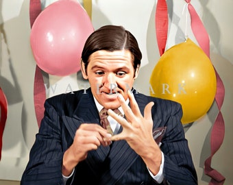 The Andy Griffith Show DIGITAL DOWNLOAD Custom COLORIZED Digital Photo - Goober Sews Up His Fingers